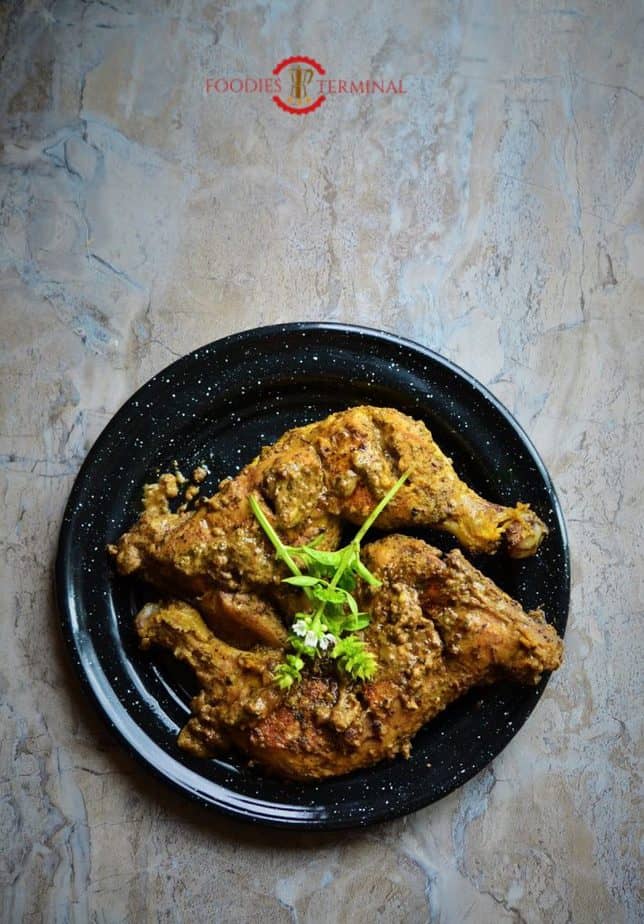 Afghani Chicken Roast Recipe | Mughlai Cuisine. » Foodies Terminal