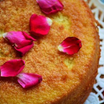 baked hot milk cake