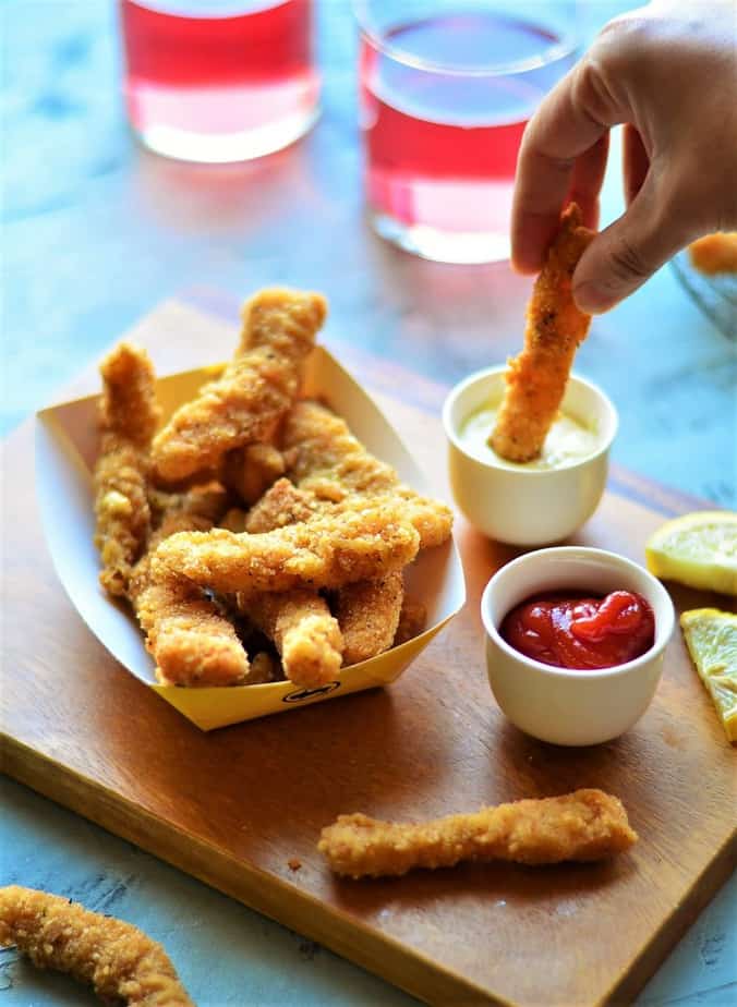 Perfect Crispy Home-made Fish Finger Recipe | Home-made Fish Sticks Recipe. » Foodies Terminal