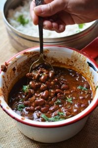 Instant Pot Rajma Chawal Recipe | Pressure Cooker Kidney Bean Curry ...