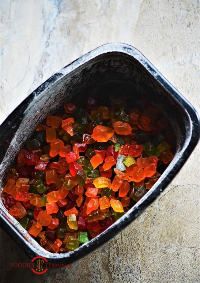 Candied Papaya in a black box