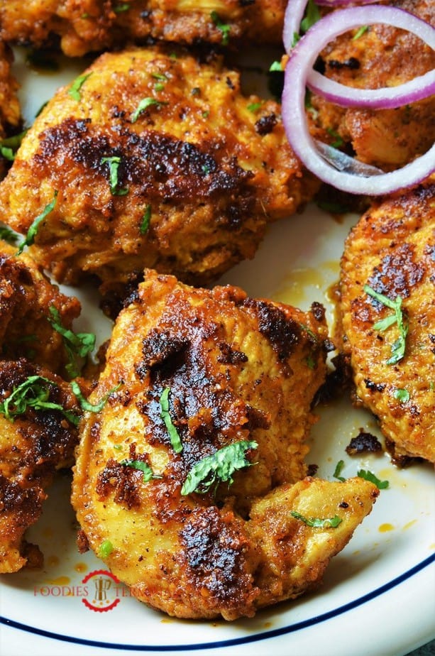 Achari Chicken Tikka | Achari Murgh Tikka Recipe » Foodies Terminal