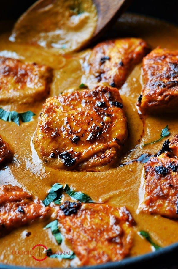 Fish Tikka masala in a tikka sauce