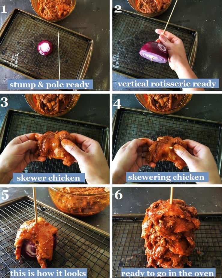 chicken gyro meat making steps
