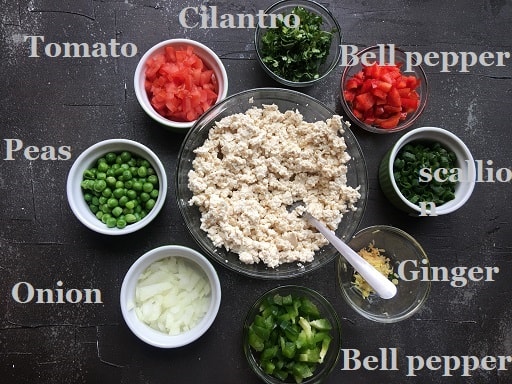 Tofu scramble ingredients