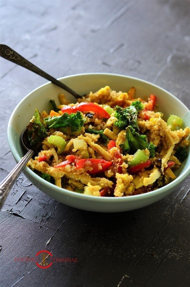 Quinoa Salad with lots of veggies