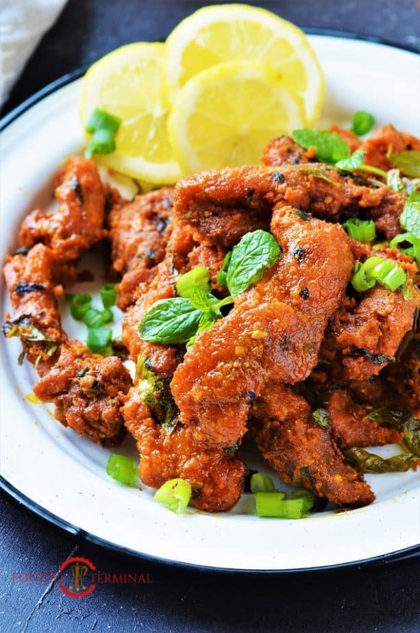 Chicken Majestic served on a white plate