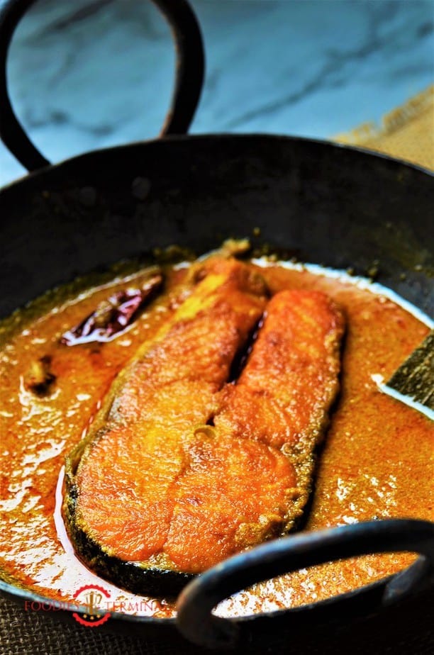 Doi maach cooked in traditional bengali style