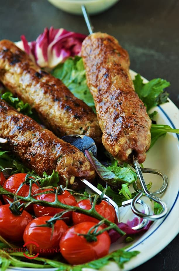 Mutton seekh kabab recipe made with lamb mince