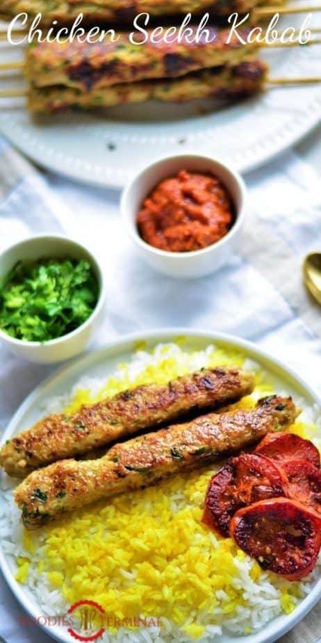 Chicken Seekh Kabab without oven