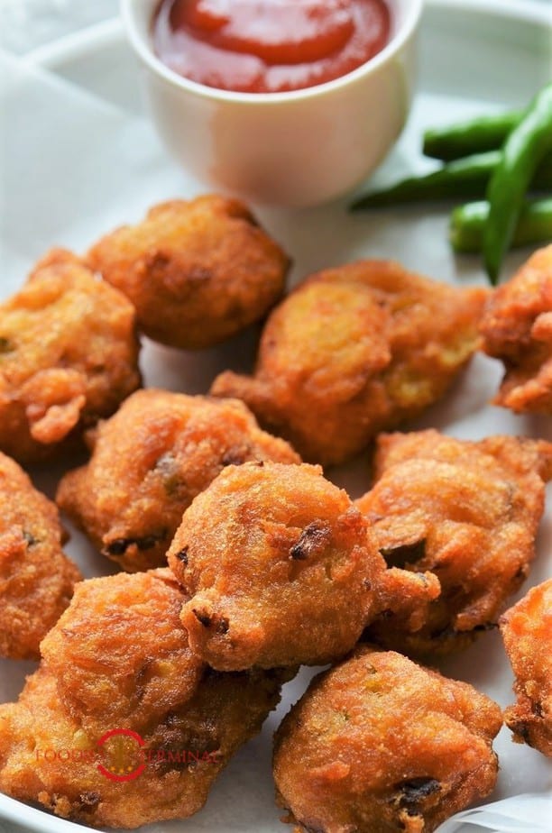 Masoor Dal Vada keot on a white plate