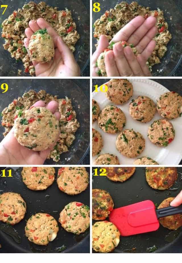 Salmon Patties With Flour (Video + steps) Canned Salmon Patties