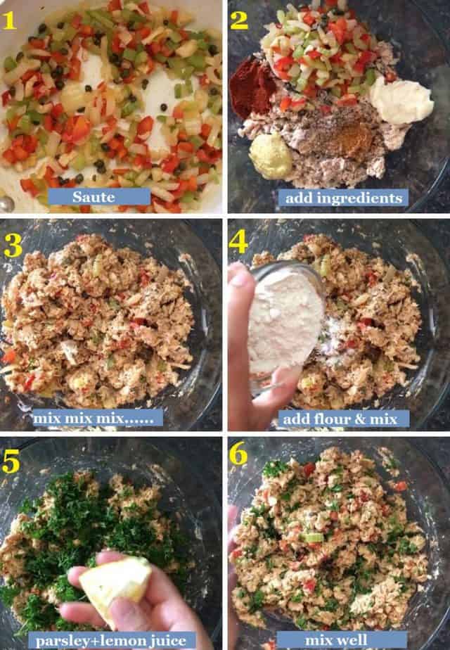 Salmon Patties With Flour (Video + steps) Canned Salmon Patties