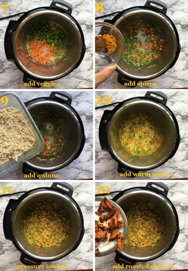 Quinoa Pulao Instant Pot Quinoa Pulao (Video+Step by step) » Foodies