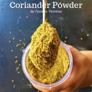 Coriander Powder Recipe Foodies Terminal