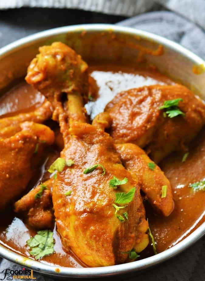 Chicken Drumstick Curry, South Indian Chicken