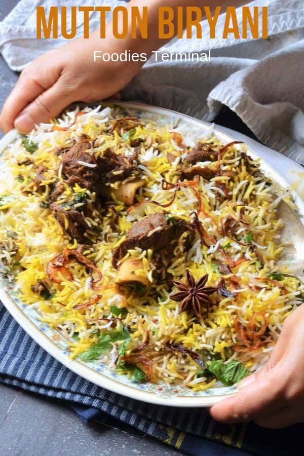 Indian mutton biryani