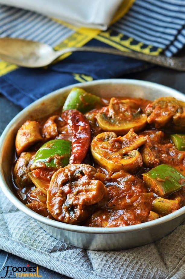 VEG KADAI, KADAI PANEER, MUSHROOM KADAI