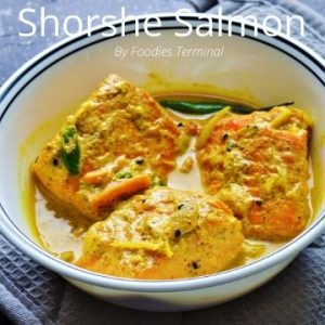 Shorshe bata salmon recipe