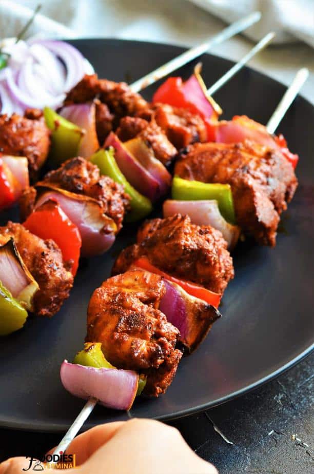 Chicken Tikka in Oven | Easy Chicken Tikka Kebab » Foodies Terminal
