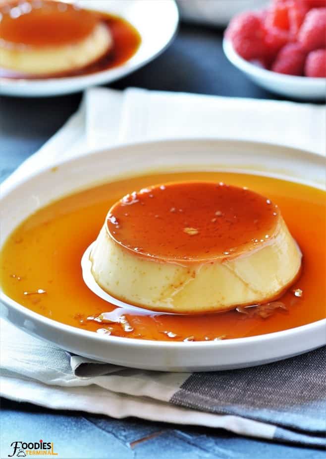 Instant Pot Caramel Custard | Creme Caramel (Video) » Foodies Terminal