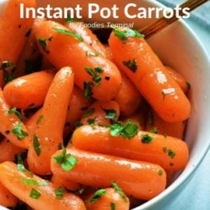 Instant pot carrots with baby carrots
