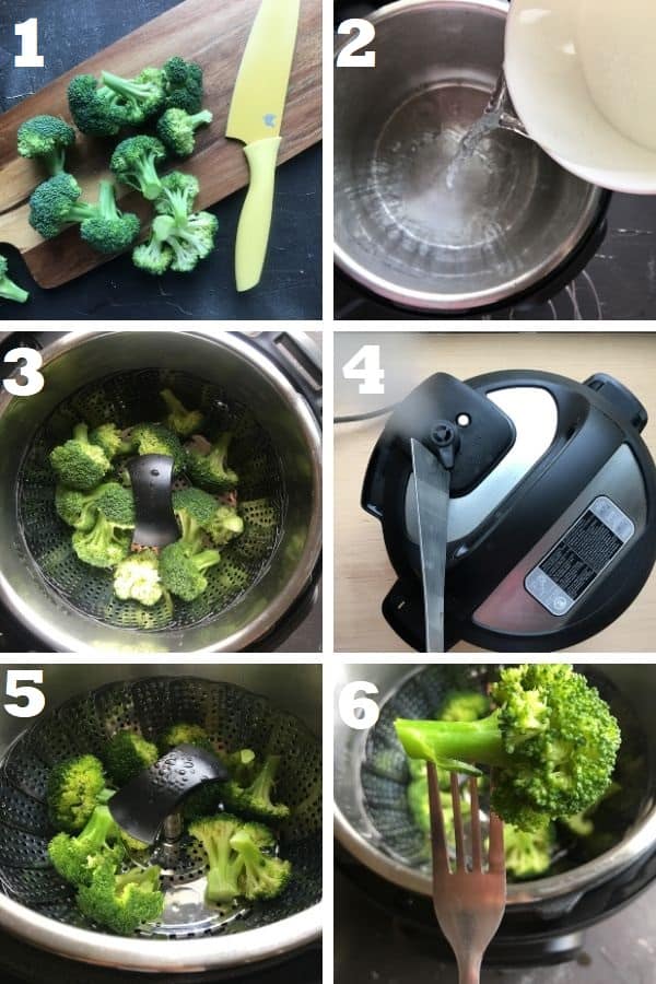 How to steam broccoli in instant pot step by step 