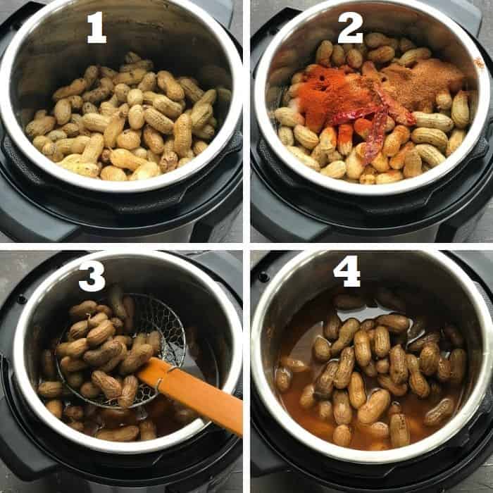 how to make instant pot boiled peanuts step by step