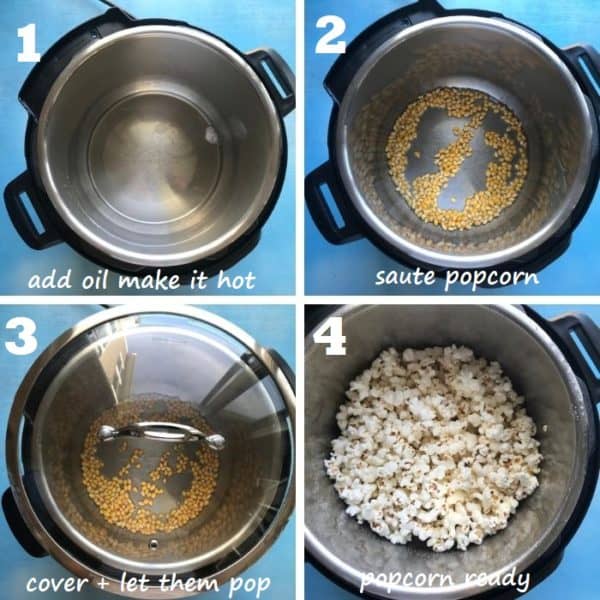 Instant Pot Popcorn Instant Pot Kettle Corn » Foodies Terminal