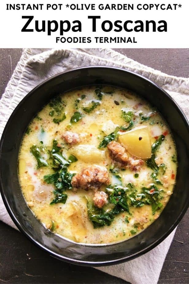 Instant Pot Olive Garden Zuppa Toscana Copycat » Foodies Terminal