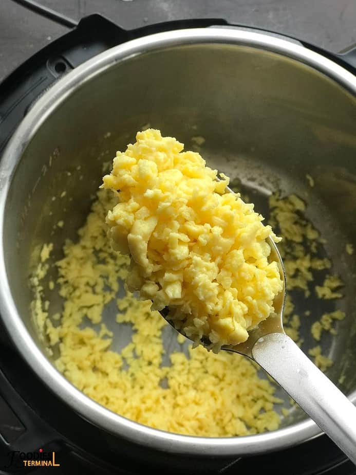scrambled egg in instant pot