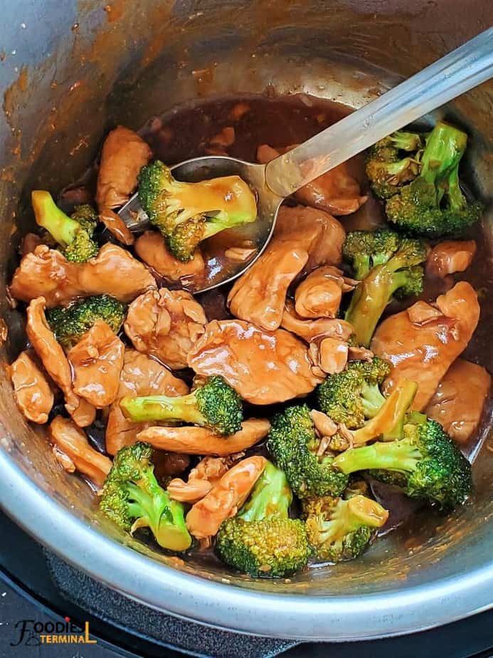 Chinese chicken and Broccoli made in Instant Pot