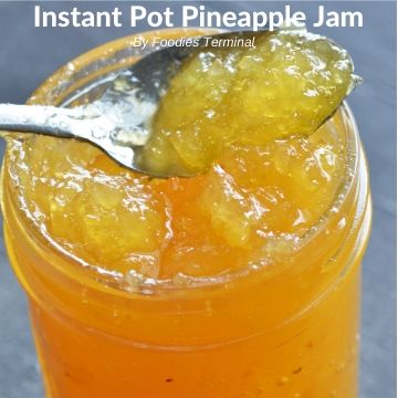 Instant Pot Pineapple Jam without pectine