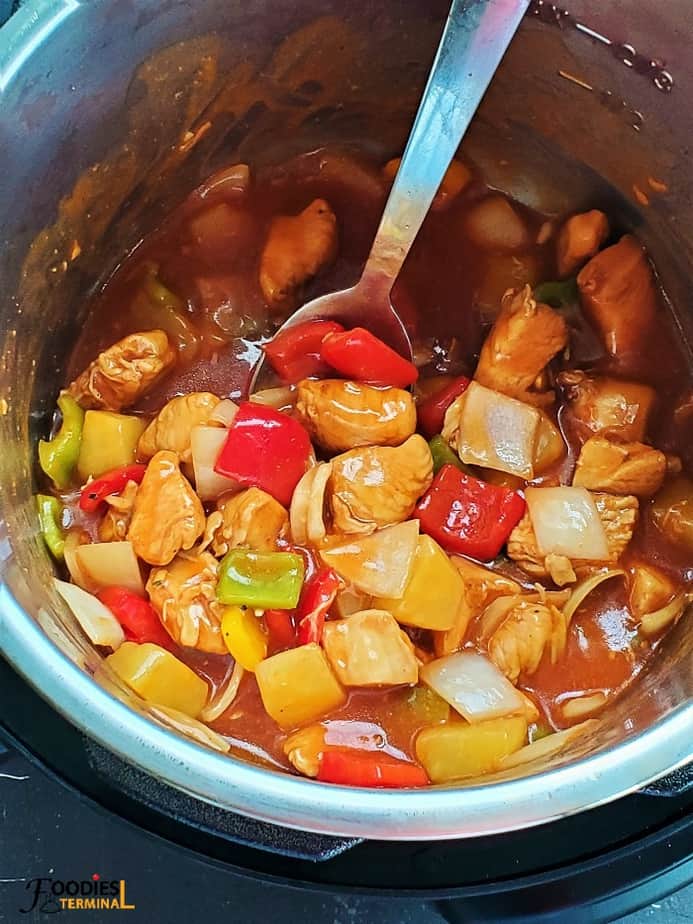 P.F.Changs style Sweet and Sour Chicken in Instant Pot