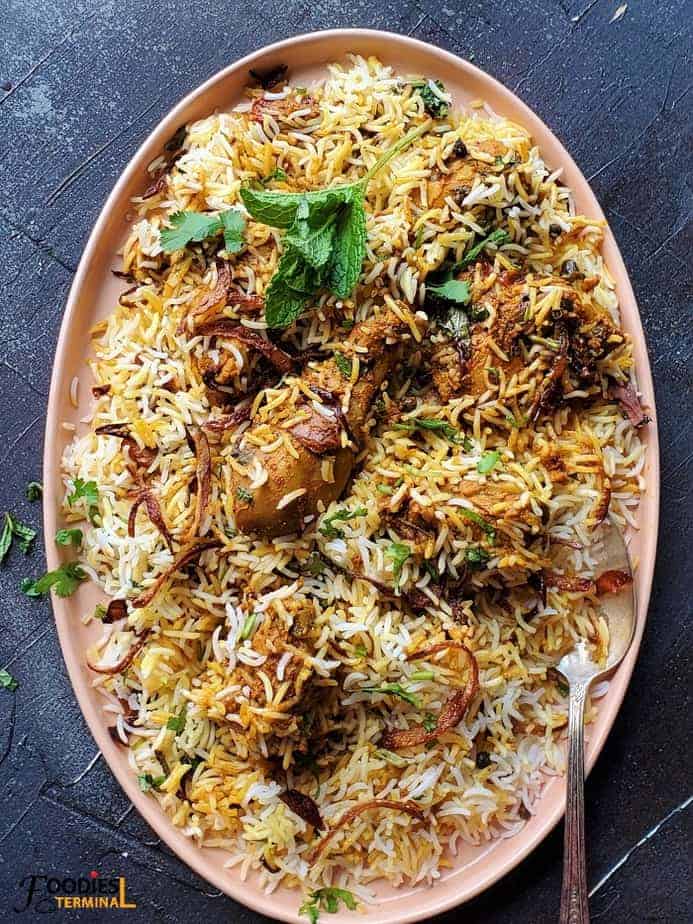 Handi Biryani, Cooking Handi for Hyderabadi Dum Biryani Heavy