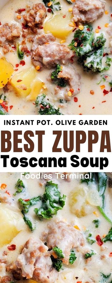 Instant Pot Olive Garden Zuppa Toscana Copycat » Foodies Terminal