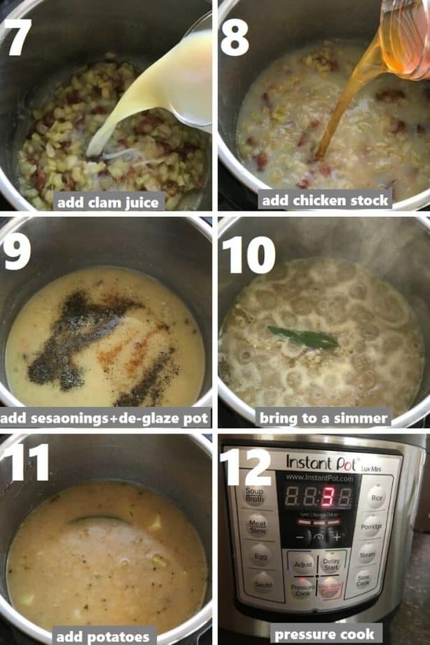 pressure cooking potatoes in instant pot