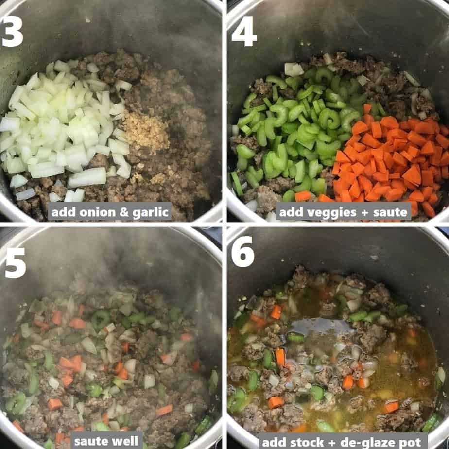 sautéing aromatics & veggies in instant pot 