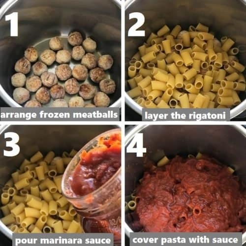 Instant Pot Rigatoni and Meatballs (Video) » Foodies Terminal