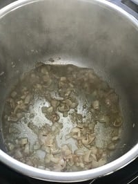 sautéing aromatics in instant pot
