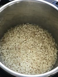 pressure cooked arborio rice in instant pot