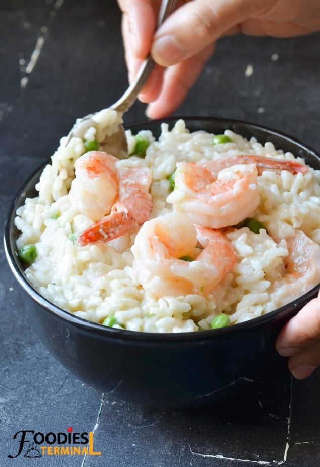 instant pot shrimp risotto recipe