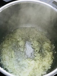 sauteed onion and garlic in instant pot