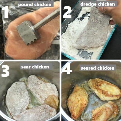 Instant Pot Creamy Chicken Marsala (Video) » Foodies Terminal