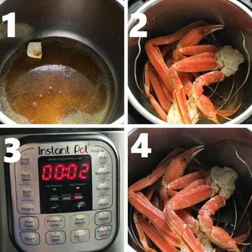 Instant Pot Crab Legs (thawed, frozen snow crab legs) » Foodies Terminal