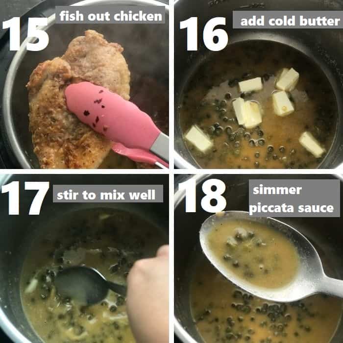 Instant Pot Chicken Piccata (video)