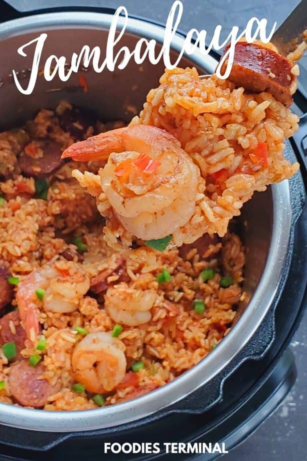 Easy Instant Pot Jambalaya (Creole/cajun option) » Foodies Terminal
