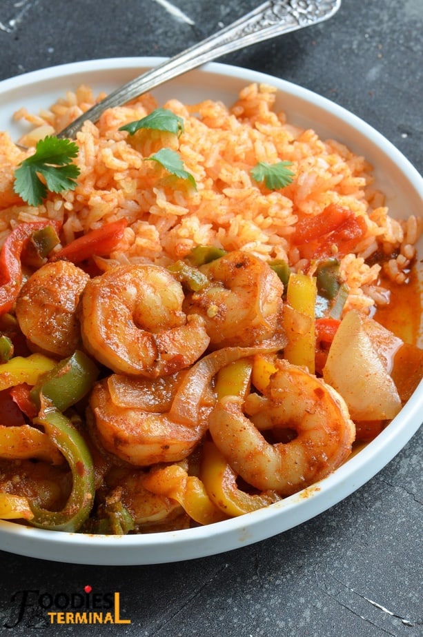 Instant Pot Shrimp Fajitas » Foodies Terminal