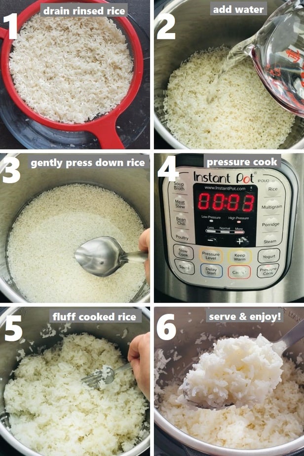 Perfect Jasmine Rice Instant Pot » Foodies Terminal