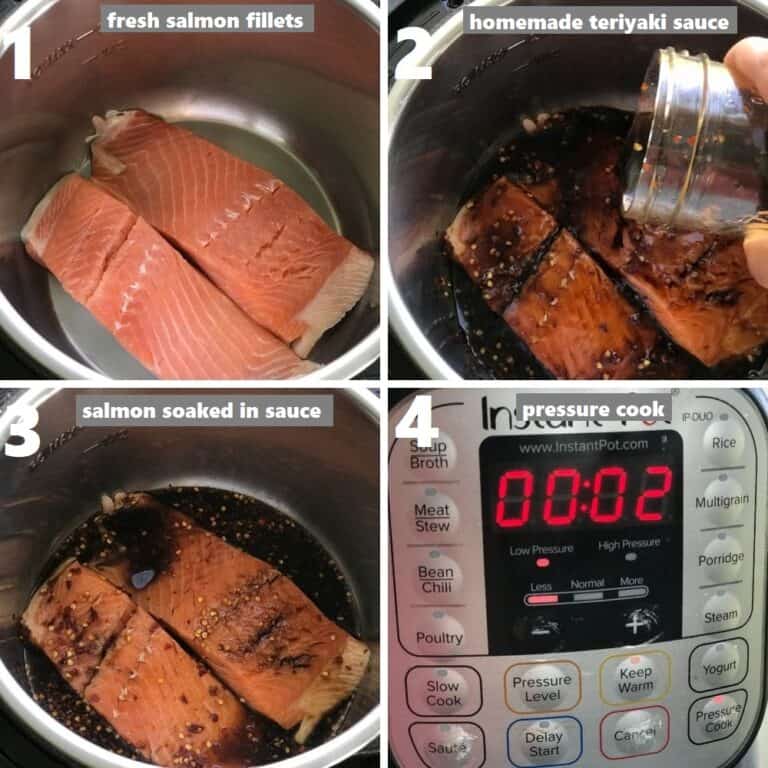 Instant Pot Teriyaki Salmon » Foodies Terminal